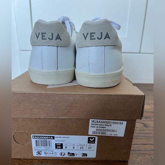 Veja Esplar white leather EU 39 / US 8.5 - Picture 6 of 12
